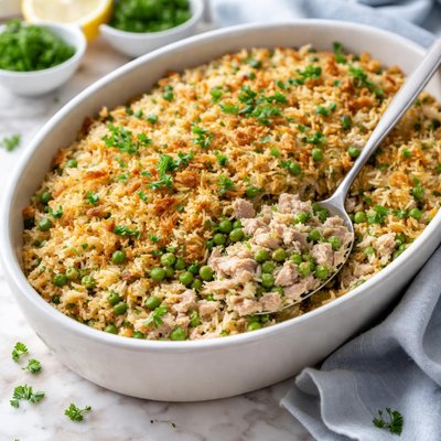 Image of Tuna Pea and Brown Rice Casserole