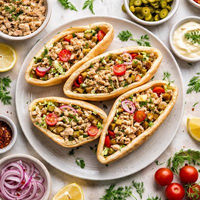 Image of Tuna Pickle Pitas