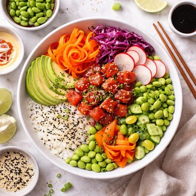 Image of Cuenco de Tuna Vegano Poke