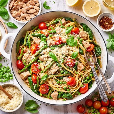 Image of Tuna Primavera with Pasta