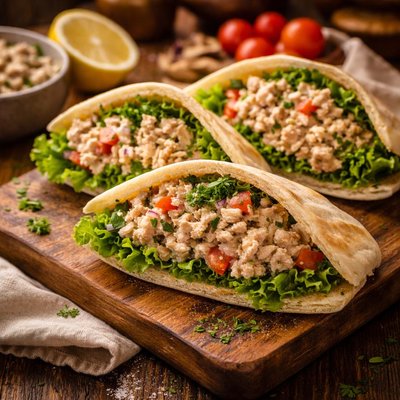 Image of Tuna Salad Pitas