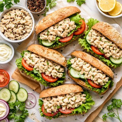 Image of Tuna Salad Sandwiches