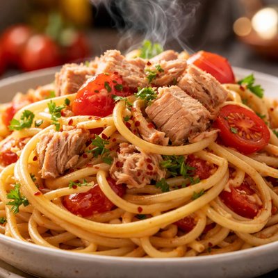 Image of Tuna Spaghetti for One or Two