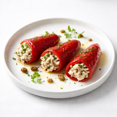 Image of Tuna Stuffed Piquillo Peppers Tapas