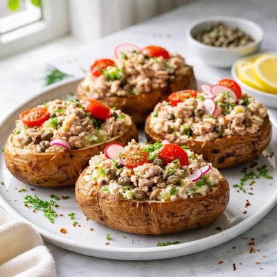 Image of Tuna Stuffed Potatoes