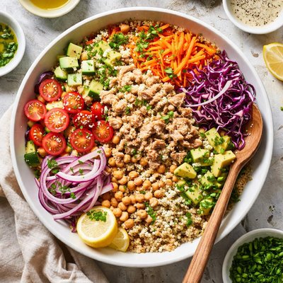 Image of Tuna Veggie Quinoa Salad