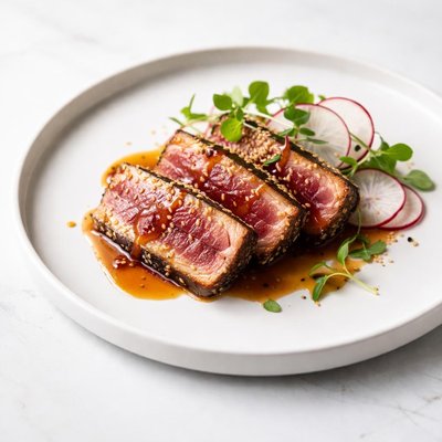 Image of Tuna with Hoisin Maple and Ginger Marinade