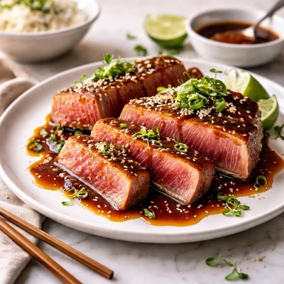 Image of Tuna with Teriyaki Glaze