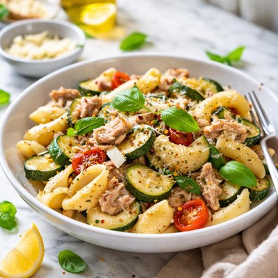 Image of Tuna Zucchini Pasta Shells