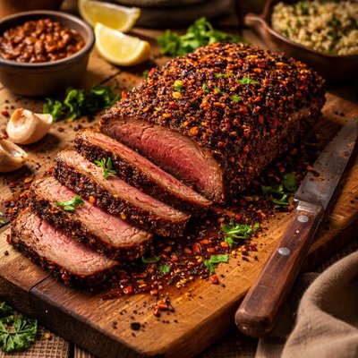 Image of Tunisian Chili Crusted Beef