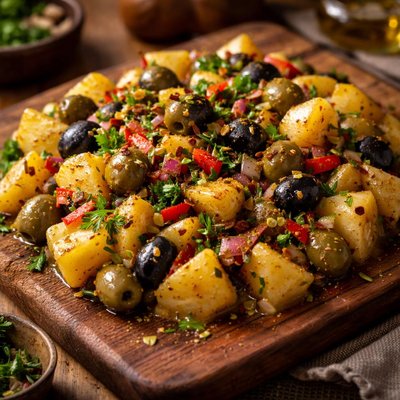 Image of Tunisian Potato Olive Salad