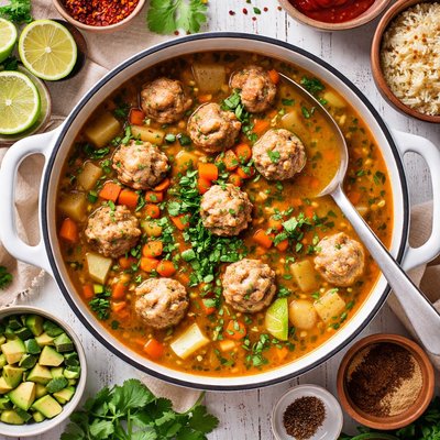 Image of Turkey Albondigas Soup