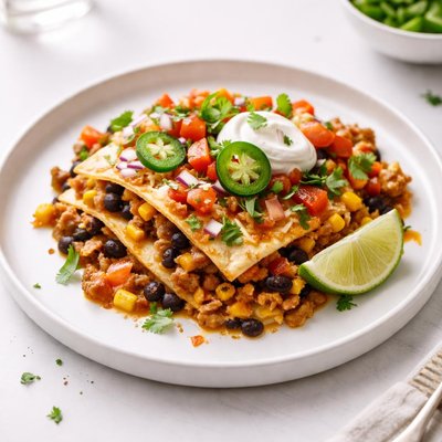 Image of Turkey and Bean Taco Casserole