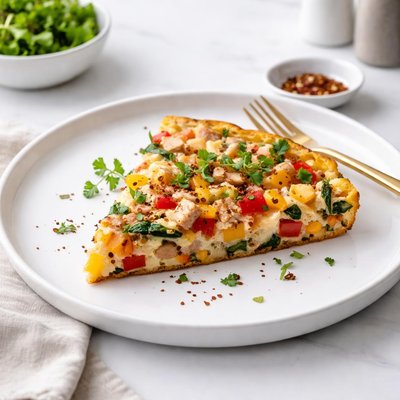 Image of Turkey and Bell Pepper Frittata