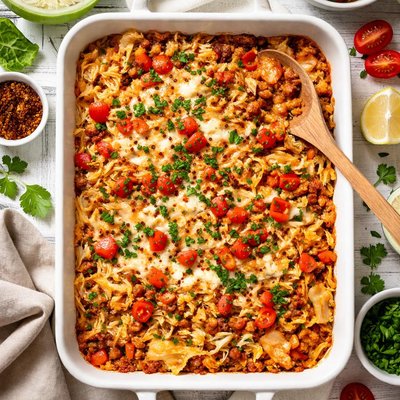 Image of Turkey and Cabbage Casserole