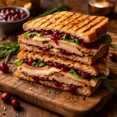 Image of Turkey and Cranberry Panini