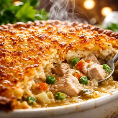 Image of Turkey and Hash Browns Pie