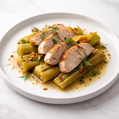 Image of Turkey and Leeks a La Llani