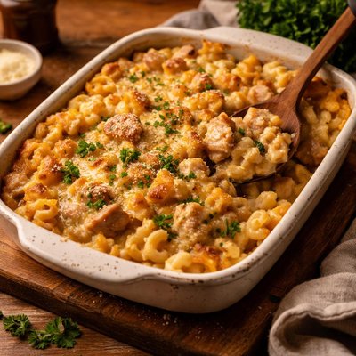 Image of Turkey and Macaroni Casserole