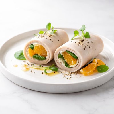 Image of Turkey and Mandarin Orange Rolls