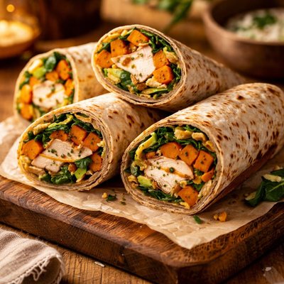 Image of Turkey and Sweet Potato Wraps