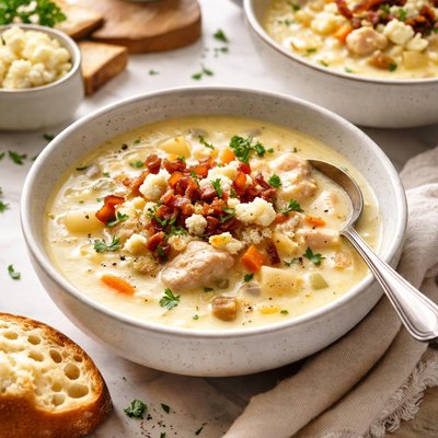 Image of Turkey and Wensleydale Soup