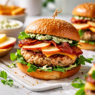 Image of Turkey Apple Burgers