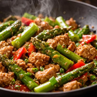 Image of Turkey Asparagus Stir Fry