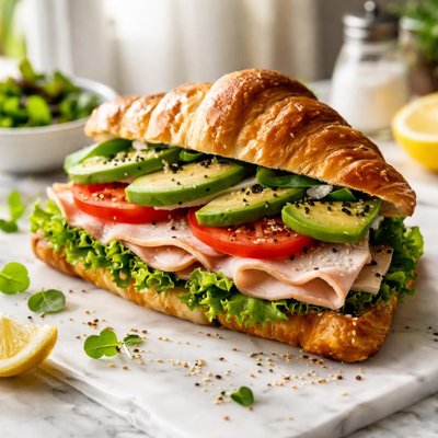 Image of Turkey Avocado Croissant
