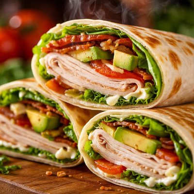 Image of Turkey Avocado Wraps