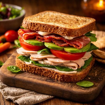 Image of Whole30 Turkey Bacon Sandwich