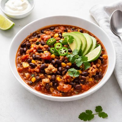 Image of Turkey Black Bean Chili