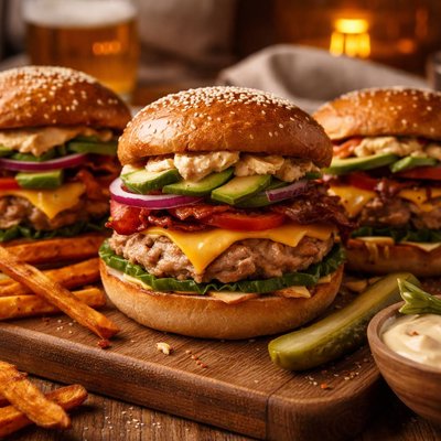 Image of Turkey Burgers with a Twist