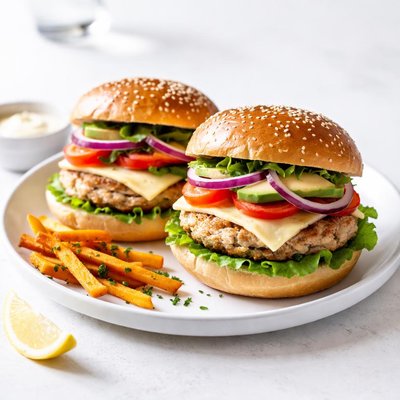 Image of Turkey Burgers with Flavor