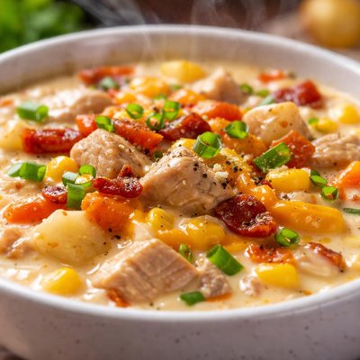 Image of Turkey Cheddar Corn Chowder