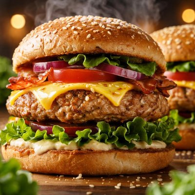 Image of Turkey Cheese Burgers