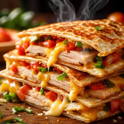 Image of Turkey Cheese Quesadilla