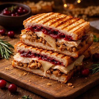 Image of Turkey Cranberry Dressing Panini