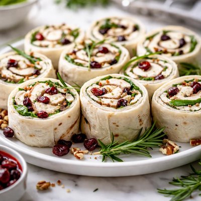 Image of Turkey Cranberry Pinwheels