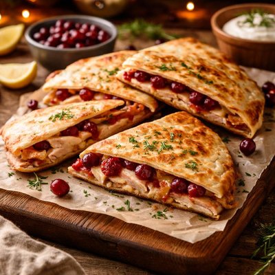 Image of Turkey Cranberry Quesadillas