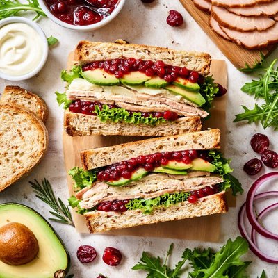 Image of Turkey Cranberry Sandwich