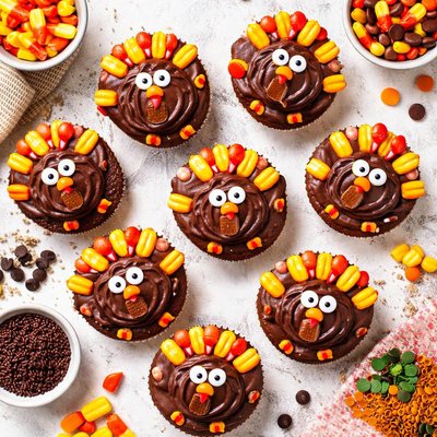 Image of Turkey Cupcakes