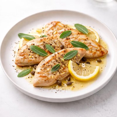 Image of Turkey Cutlets with Lemon and Sage