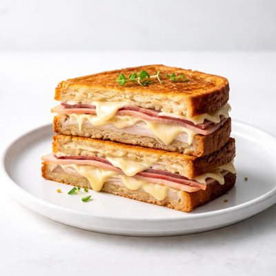 Image of Turkey Ham Swiss Grilled Cheese