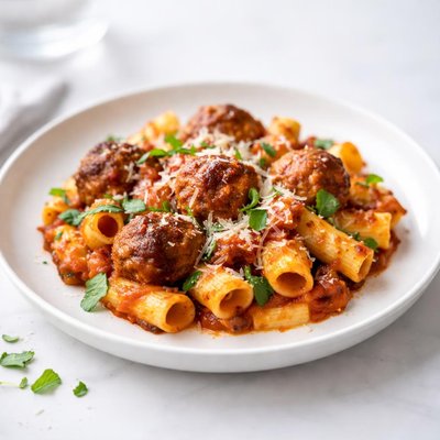 Image of Turkey Meatball Pasta Bake