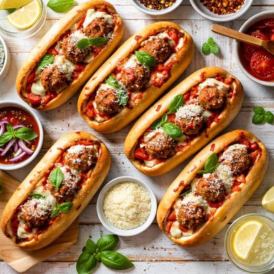 Image of Turkey Meatball Subs