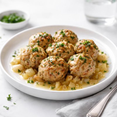 Image of Turkey Meatballs with Cheese and Apple Slow Cooker Gluten Free