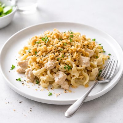Image of Turkey Noodle Poppy Seed Casserole