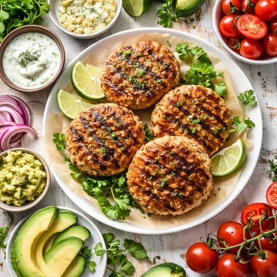Image of Turkey Oat Burgers