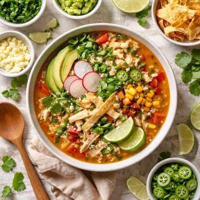 Image of Turkey or Chicken Sopa